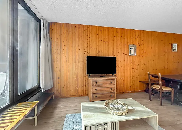 公寓 Vue Mont Blanc, Balcon Et Parking Prive 霞慕尼